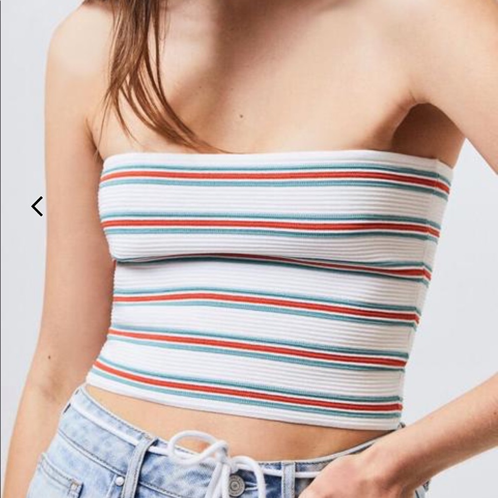 NWT LA Hearts Ribbed Sweater Tube Top - Picture 3 of 7